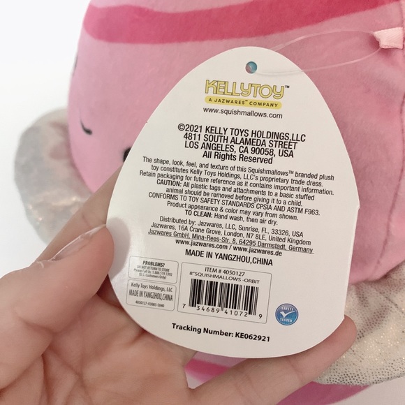 Squishmallows 8” Zuzana the Pink Planet NWT 2021 Limited Edition - Picture 4 of 7